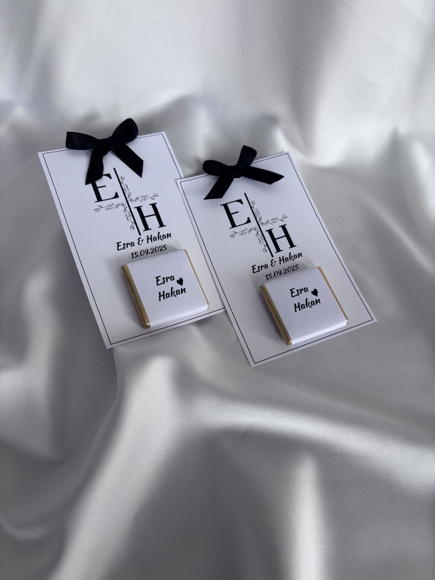 İsme Özel Tasarım Kartlı Madlen Çikolata Hediyelik